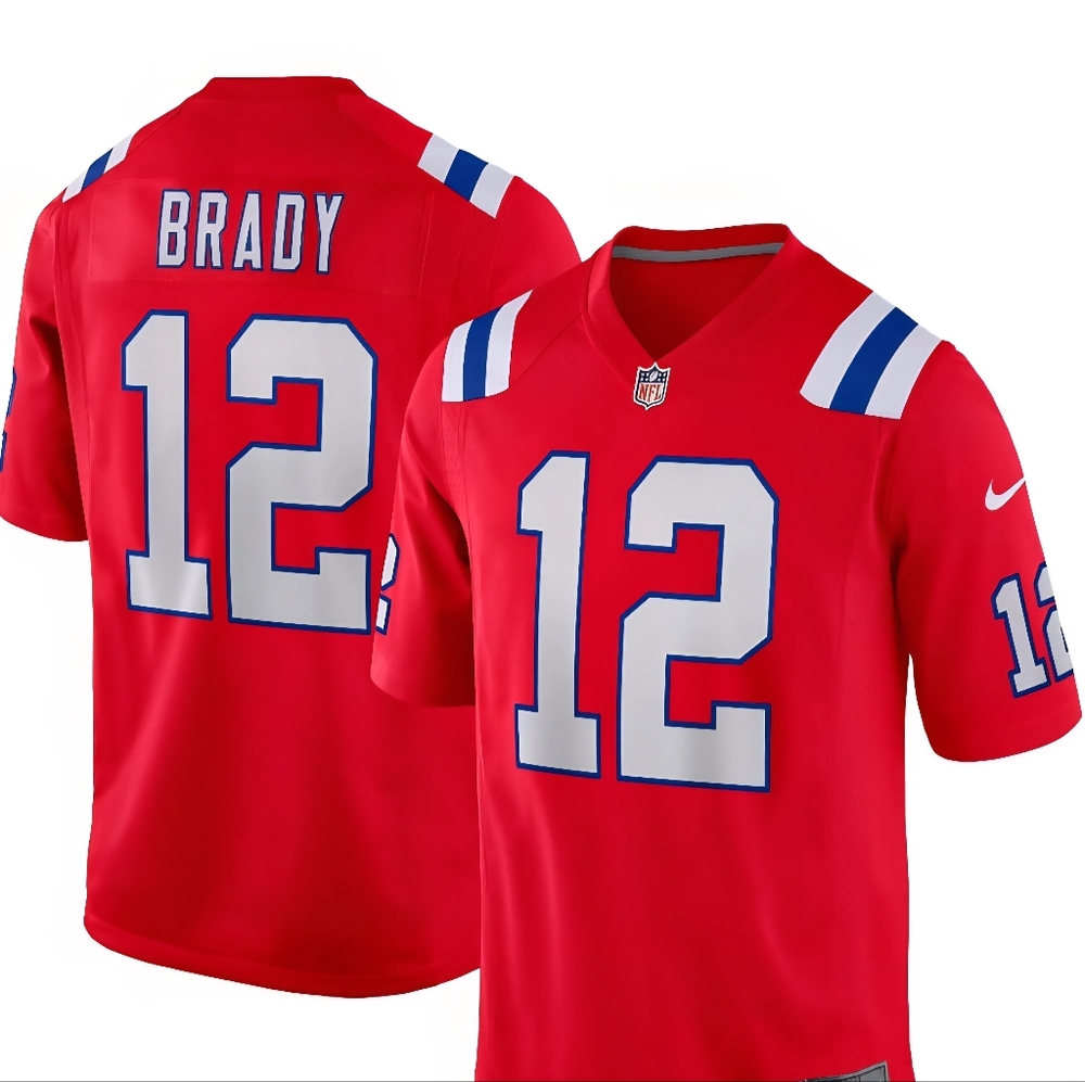 Nike NFL Tom Brady Super Bowl Jersey with Number 12 - Picture 2 of 5